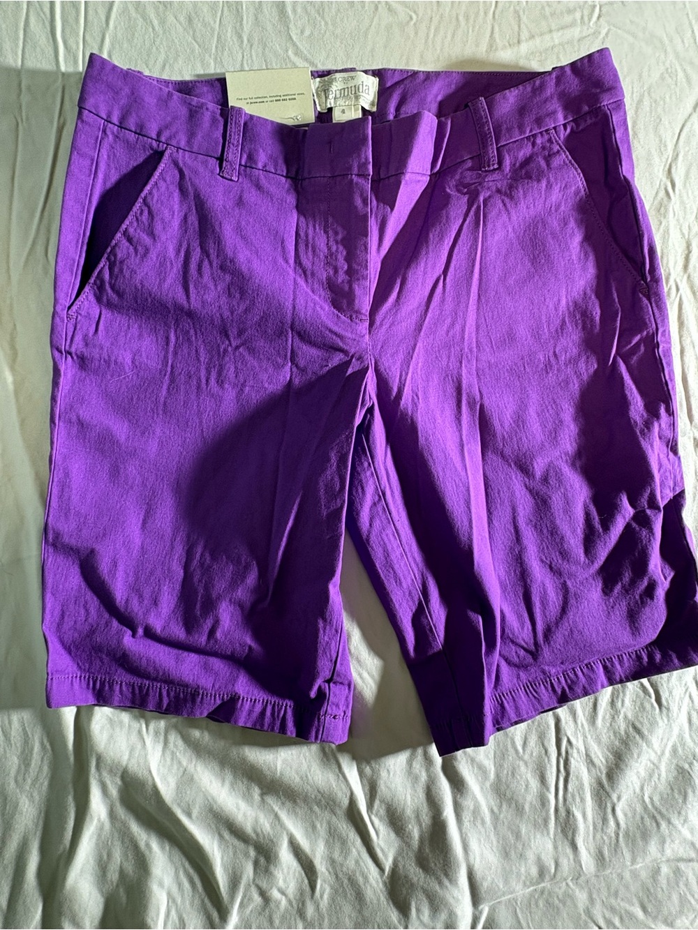 J. Crew Purple Women's Bermuda Shorts
